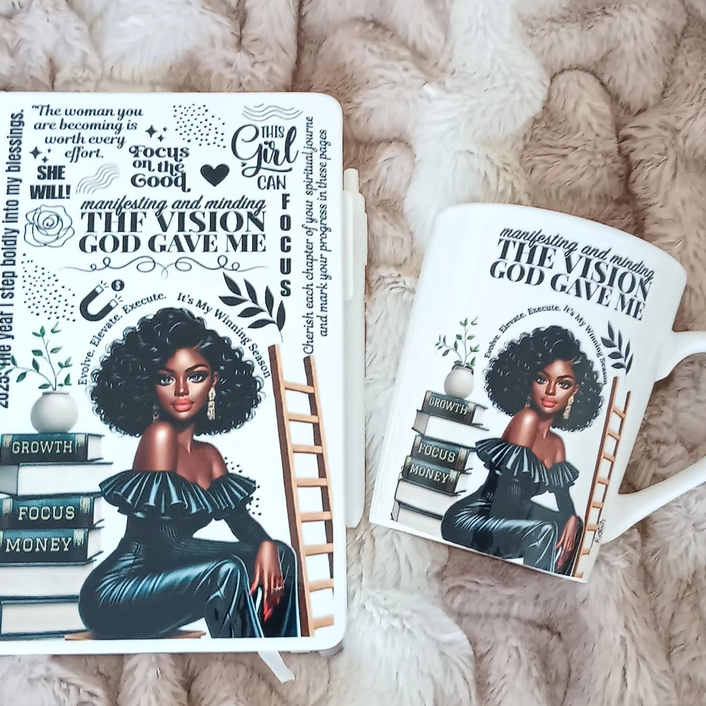 Inspirational Mug and Notebook Set